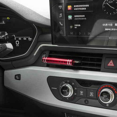 Car air vent essential oil diffuser decoration, car air freshener metal car perfume car air freshener stick
