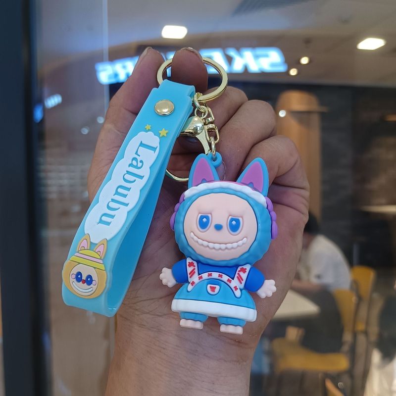 クリエイティブホットスタイルラブブキーホルダー漫画リトルシープペンダントおもちゃベビーグラバーかわいいキーチェーンリング卸売|undefined