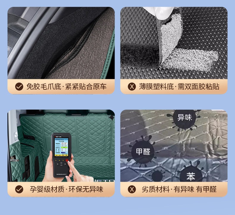 Suitable for 24-26 models of Jetour Shanhai T2 five-seater/seven-seater, full-coverage trunk mat for Shanhai T2