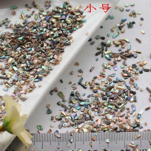 Abalone, natural shell mother-of-pearl fragments, manicure sequins, decorative inlays, nail accessories