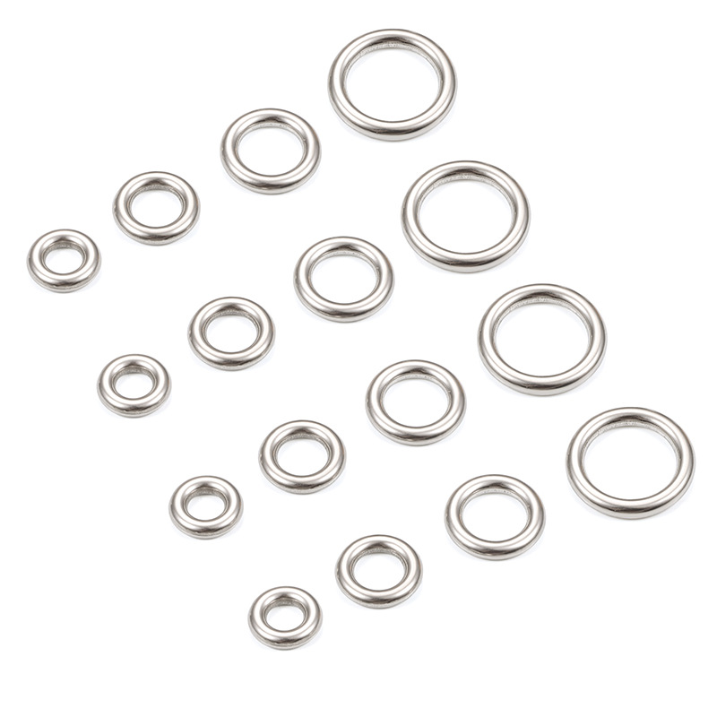 Polished Finish 5 PCS/Package Diameter 10mm 304 Stainless Steel Geometric Polished Jump Ring