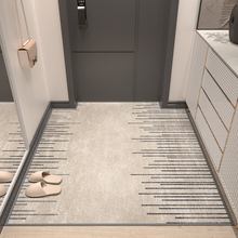轻奢入户门地垫家用进门玄关防滑脚垫子家用吸水耐磨水晶绒地垫