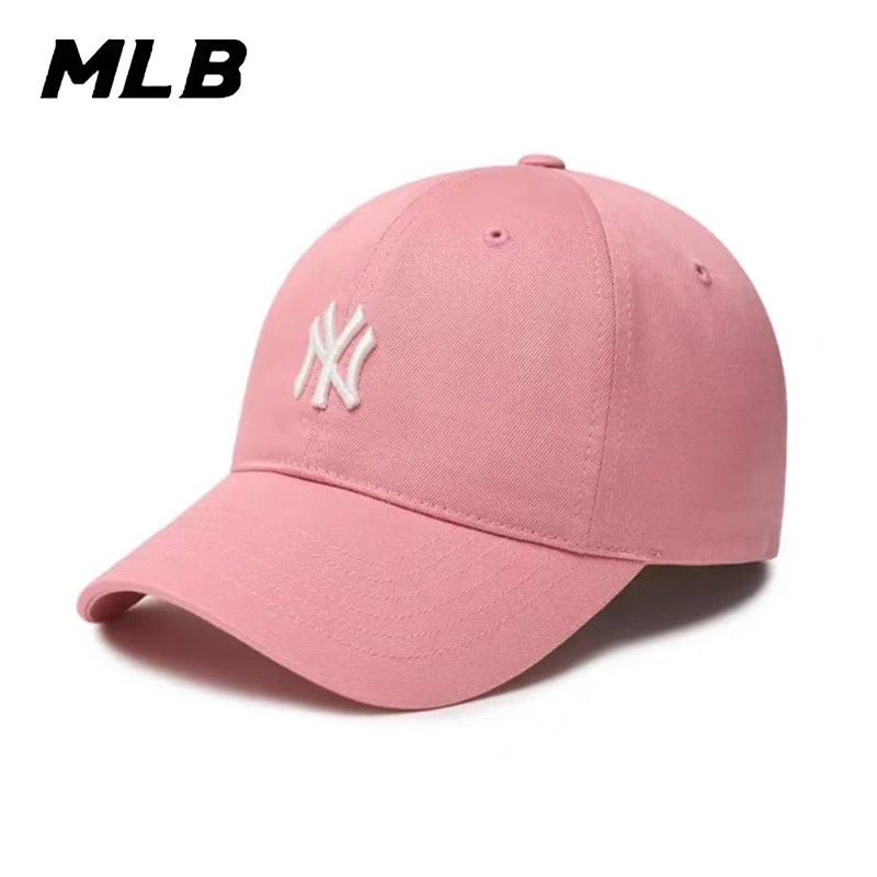 韩国MLB帽子情侣同款软顶小标NY鸭舌帽LA休闲明星男女同款棒球帽|undefined