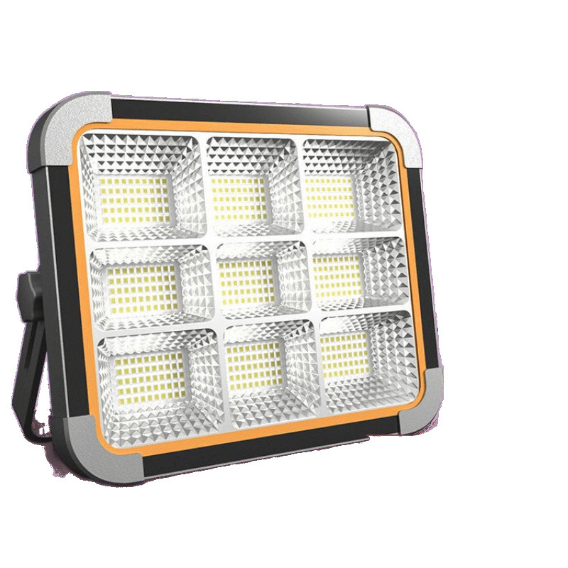 Corte de energía doméstica al aire libre lámpara de calle superbrillante mercado nocturno barraca de campo de construcción nueva lámpara de iluminación recargable solar