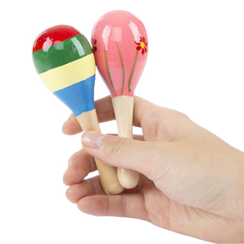 Sand Hammer Toy Orff Baby Percussion Instrument Toddler Music Teaching Aids Sand Ball Wooden Educational Early Education