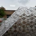 厂家直销 静电玻璃贴窗贴3D立体钻石汇月牙鱼鳞郁金香跨境亚马逊