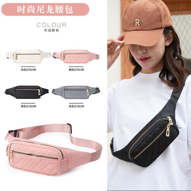 Cross-border Simple Fashion Waist Bag Wh...