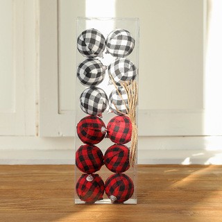 5CM rojo blanco y negro (10 Pack)