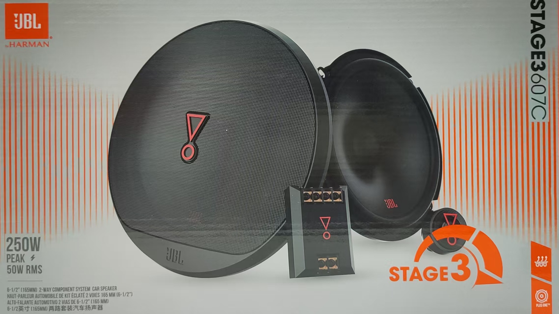 Jbl Speaker Jbl Stage3607C Genuine 6.5-Inch Two-Way Set Speaker 250W Power