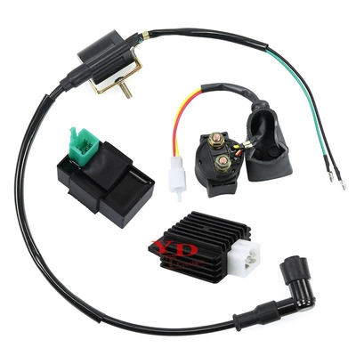 Off-Road Motorcycle Beach Accessories and Electrical Components 50-110Cc High Voltage Pack Igniter Relay Rectifier (Other power supply, ignition system) - electrical-components-set-of-4