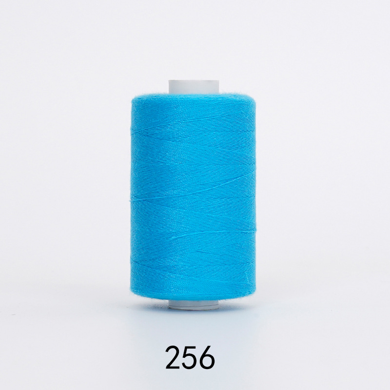 1000 yardas de hilo de poliéster de alta velocidad combinación de colores hogar hilo de coser mano hilo pequeño hilo fino dos hilos 402 hilo de coser image 103