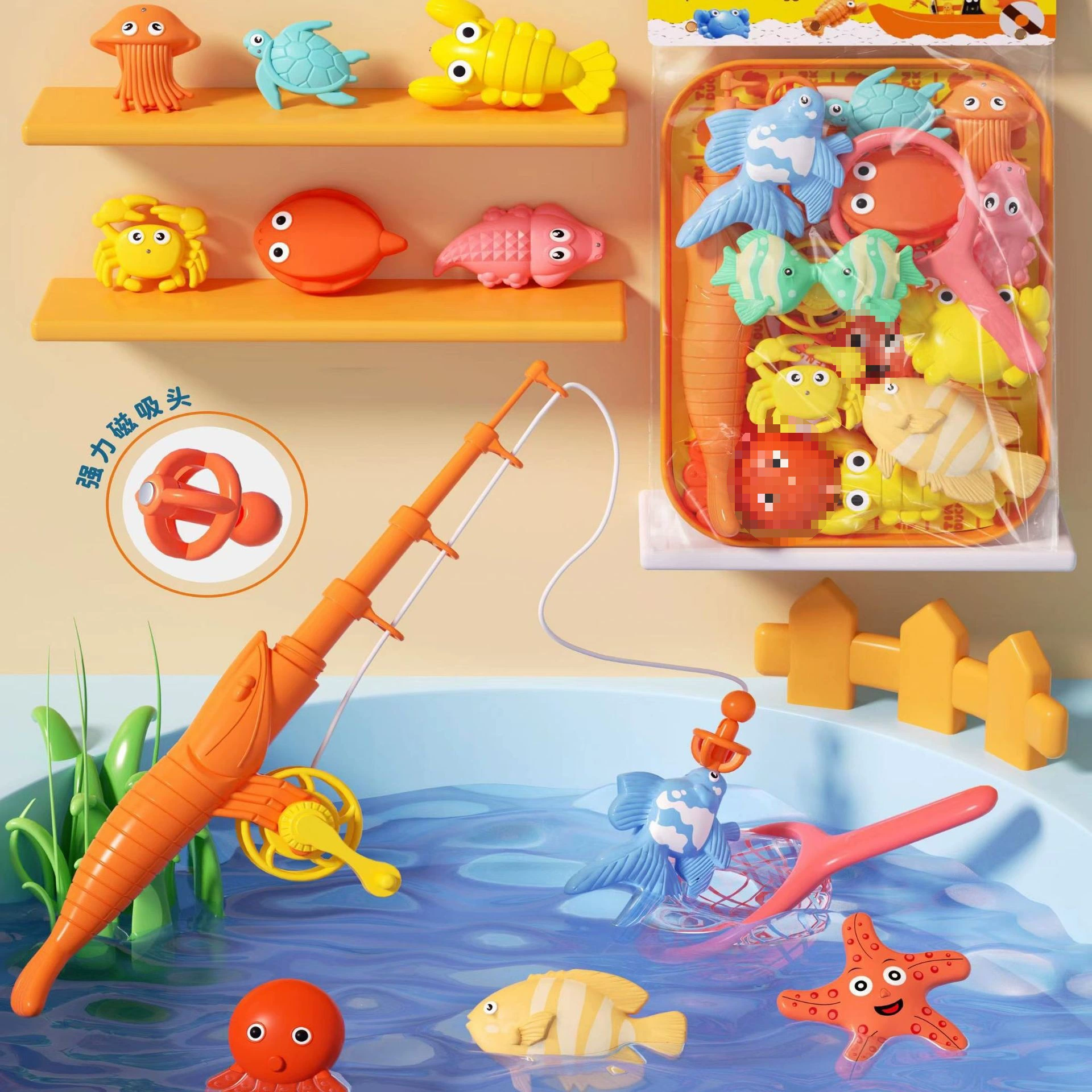 Семейная игрушка для резки для рыбалки, 3 года, 6 лет