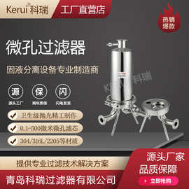 微孔过滤器生活净水器前置过滤设备RO精密保安折叠芯式过滤机