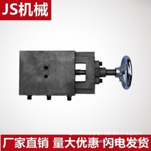 铸铁燕尾槽拖板手摇丝杆滑台有杆单向平移一字滑块机械导轨垒德株