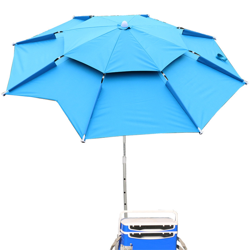 戴威营钓鱼伞大钓伞三折叠雨伞万向防晒防暴雨遮阳新款户外垂钓伞|undefined