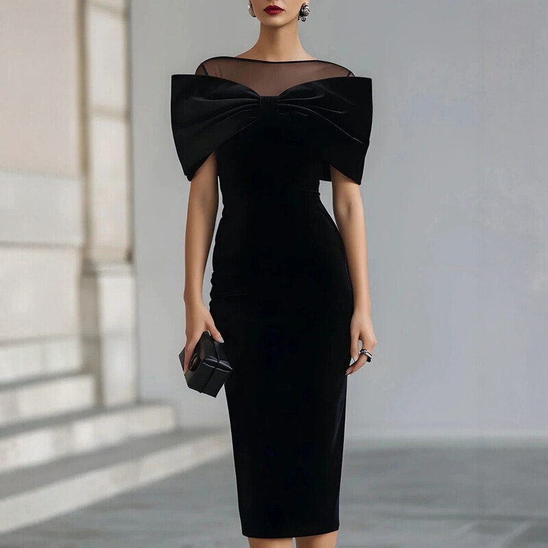 2026 New European and American Style Black Velvet One-Shoulder Dress for Women, Slim Fit Evening Gown with a High-End Feel 2026 New European and American Style Black Velvet One-Shoulder Dress for Women, Slim Fit Evening Gown with a High-End Feel