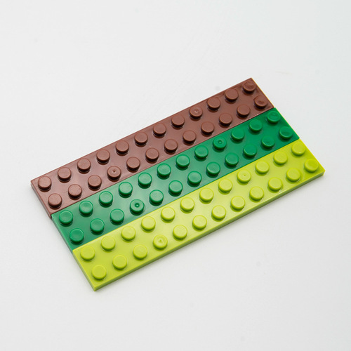 [50G minimum order] Cross-border MOC domestic building blocks are compatible with Lego 2445 small particle parts 2x12 basic board