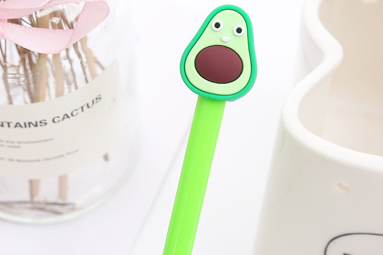 Student Creative Style Cute Avocado Shape Gel Pen display picture 2