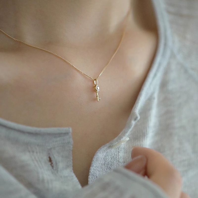 925 Sterling Silver Pendant Material Pendant Necklace Classification 1 Piece 925 Sterling Silver Solid Color 925 Sterling Silver Cable Chain Pendant Necklace