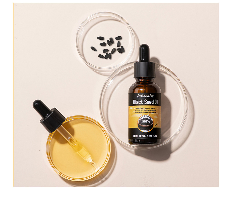 Cross-border new product lakerain Black Seed Oil Eyelash and Eyebrow Liquid undefined