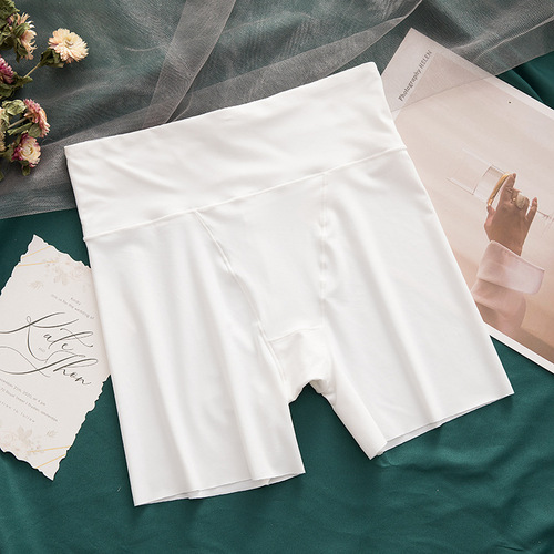 Ice silk breathable safety pants summer anti-exposure women's leggings worn inside and outside women's underwear high waist tummy control