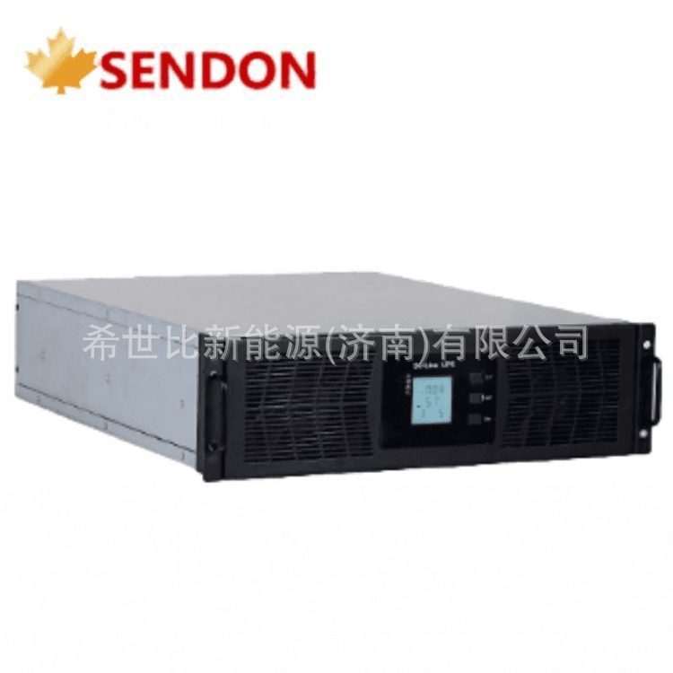 SENDOU山顿UPS电源SERM10KNTL高频机10KVA/9000W机架式外接电池组