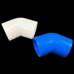 Lianxu white PVC water supply 45° elbow dn20-250mm 45° elbow half bend Lianxu blue elbow 