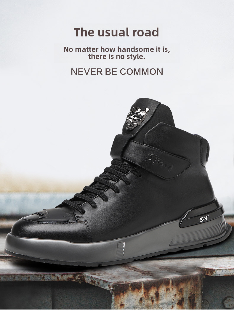 Bottes Martin en cuir véritable pour hommes printemps et hiver 2023 nouvelles bottes mi-hautes en cuir épais et chaud avec couche supérieure en cuir de vache pour hommes_voghion.com