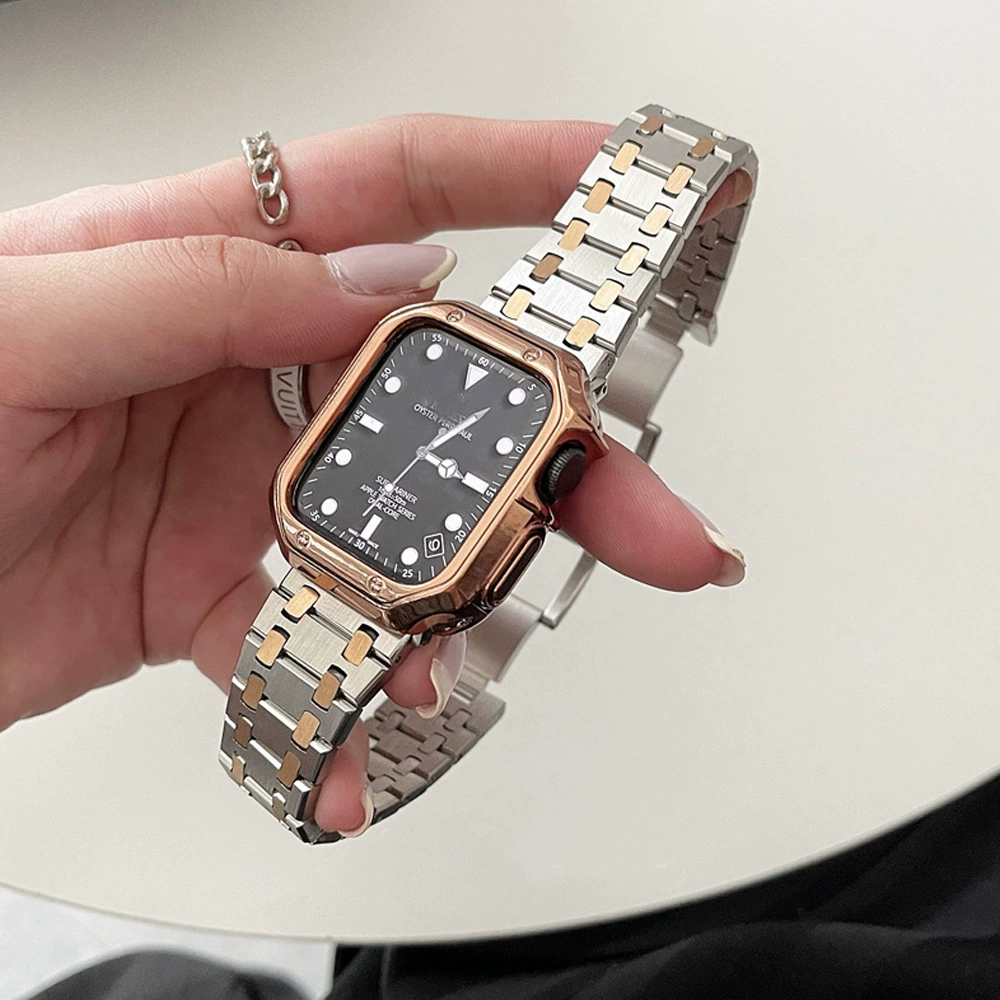 Новые товары подходят для AppleWatch Ultra, стальной ремешок Apple, AP пять бусин стальной браслет 49 мм