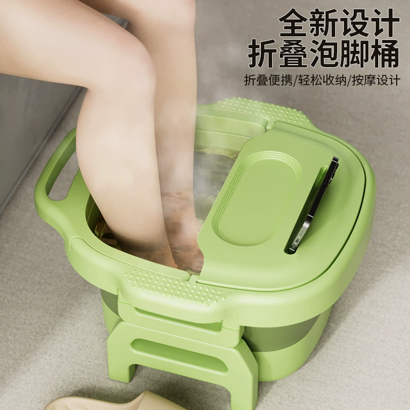 Складное ведро для ног может быть утолщено для дома