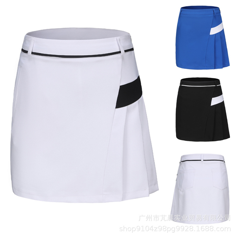 New Golf Clothing Women's Short Skirt Sports Elastic Comfortable Versatile Anti-Exposure Skirt Golf Uniform Culottes