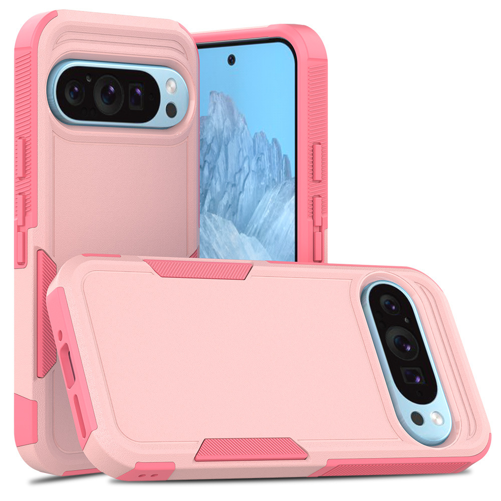 Aplicable transfronterizo Google Pixel 9 2 en 1 cubierta de navegación pc + tpu caja de teléfono celular a prueba de caídas al por mayor