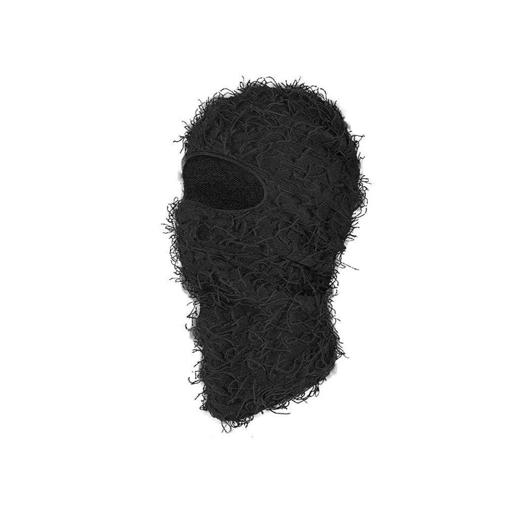 Europa y América nueva Máscara caliente tocado personalizado camuflaje jacquard solo agujero cerrado dedo del pie sombrero de felpa sombrero de esquí a prueba de viento