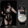 Black sleep mask