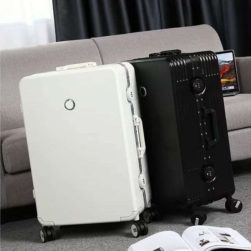 Luggage new durable leather case female thickened student password case 24-inch trolley case large capacity luggage case