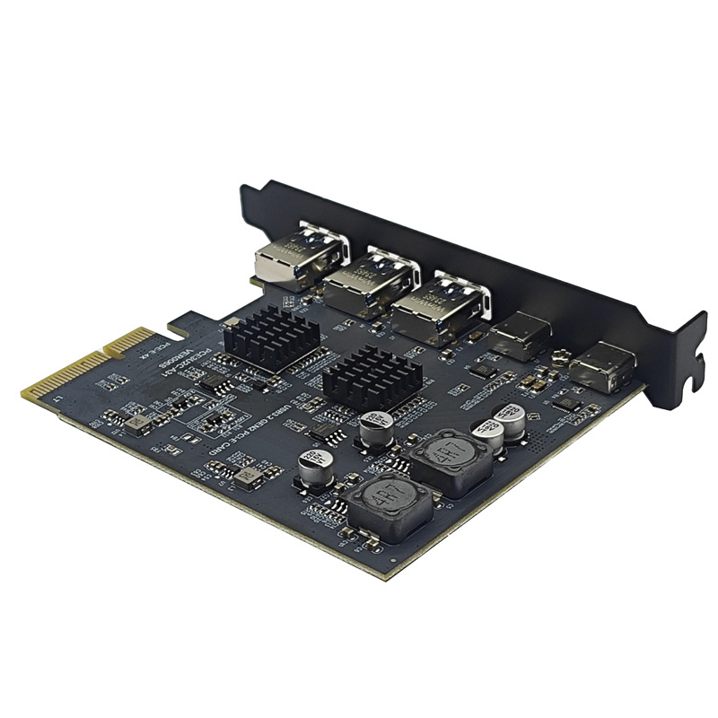 USB3.2��չ��GEN2 10Gbps PCI-E 4Xת��TYPE-C��˶ASM3142оƬ5��