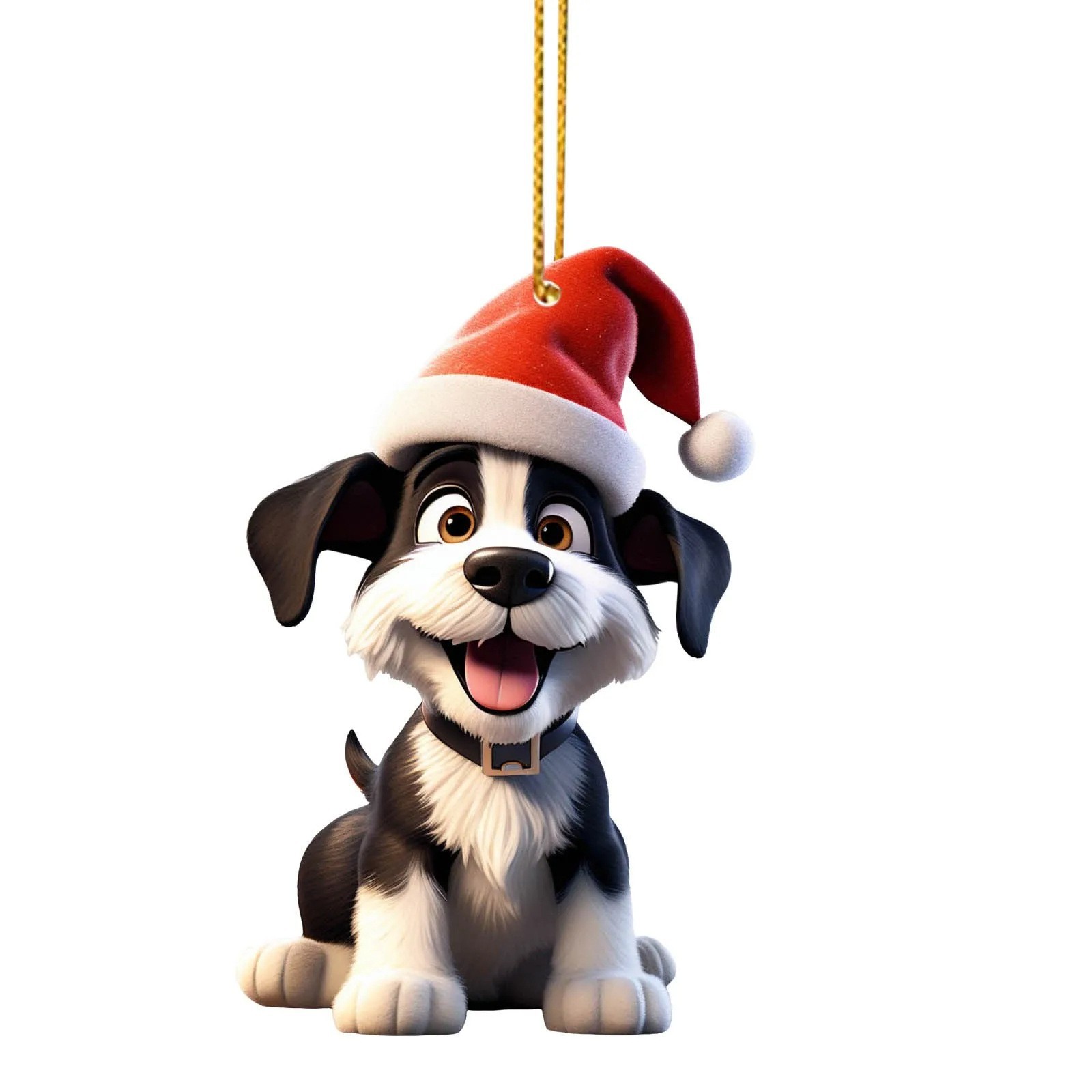 2024 nuevos productos transfronterizos de acrílico perros de dibujos animados colgantes de automóviles decoración del árbol de Navidad colgantes decoraciones para el hogar image 7
