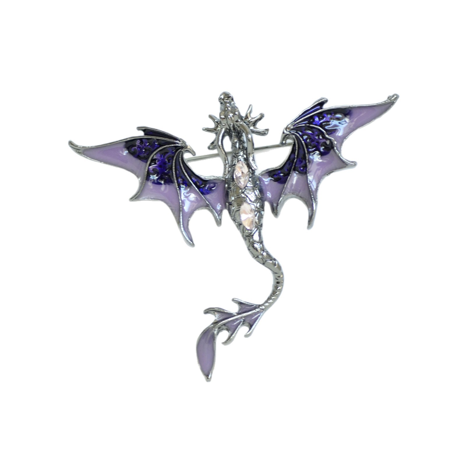 Nuova spilla a forma di drago in smalto, spilla con animali di moda europea e americana, vendita calda transfrontaliera, versatile, intarsiata con diamanti_voghion.com