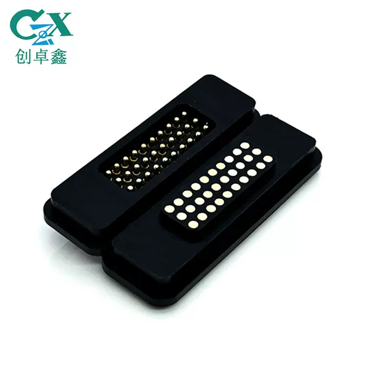 21-30pin方形磁吸连接器公母头 间距2.2小家电医疗磁吸附连接器