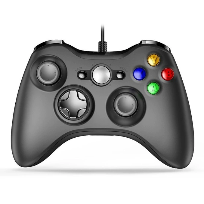 Совместная игровая консоль, совместный аркадный геймпад на 360, проводной, без задержки с вибрацией, проводной геймпад