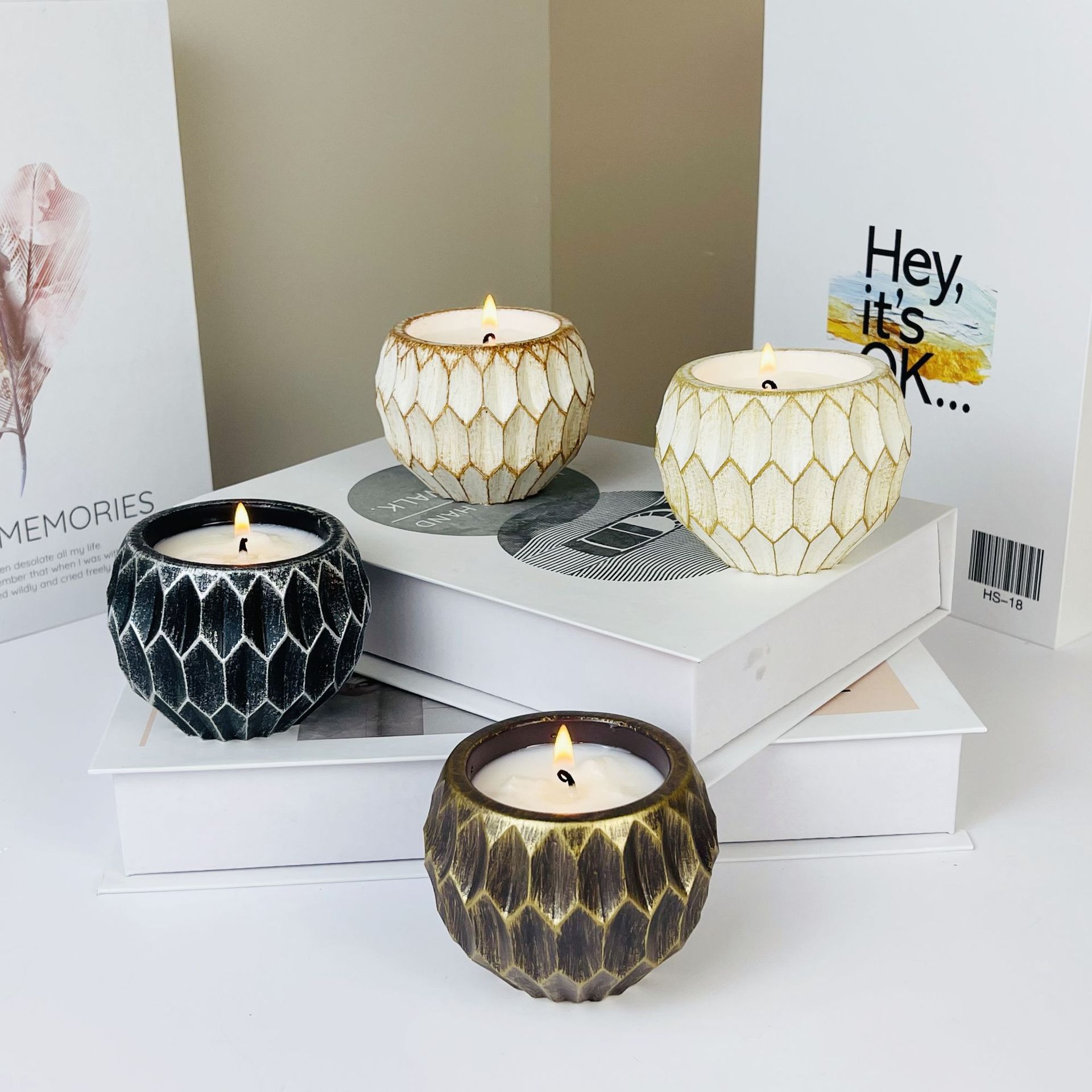 Transfronterizos simple barra magnética casera taza vacía diy artesanía de alto valor decorativo candelabro interior ornamentos