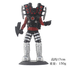 跨境新品 6.5寸时钟马桶人蛋糕摆件玩偶多款袋装