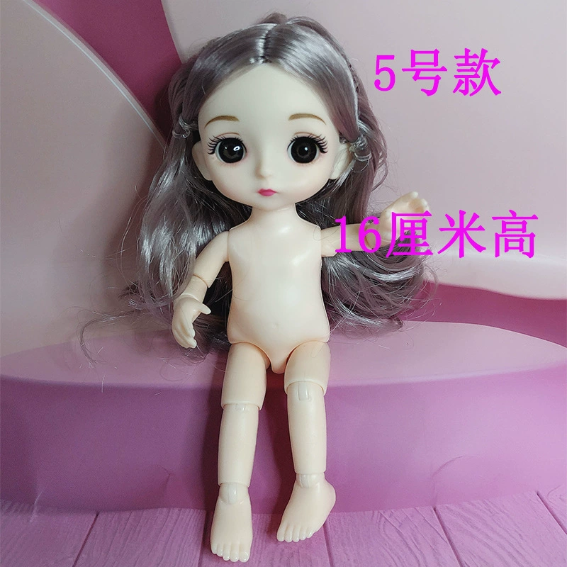 8 минут 16 см 6-дюймовые голые куклы 13 суставов реальные глаза OB11bjd игрушки изменили макияж и куклу