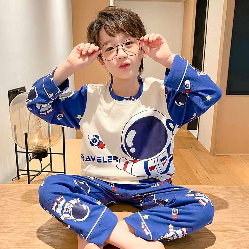 Q cotton long set 8802 astronaut
