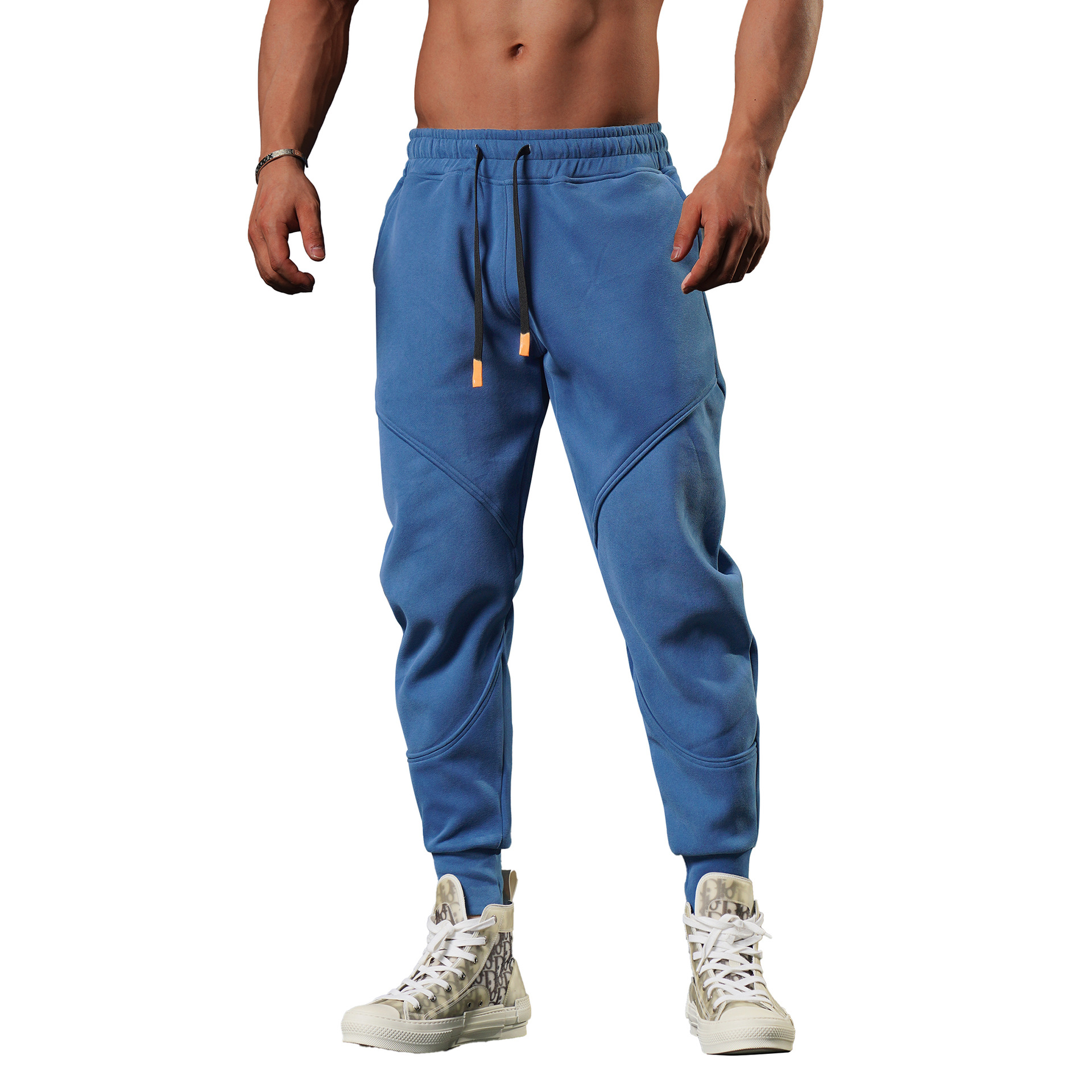 Men's Solid Color Sports Loose Men's Bottoms display picture 2