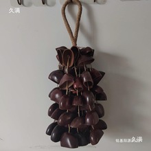 黑果壳摇铃手摇铃放松伴奏心灵疗愈乐器手工串铃排铃
