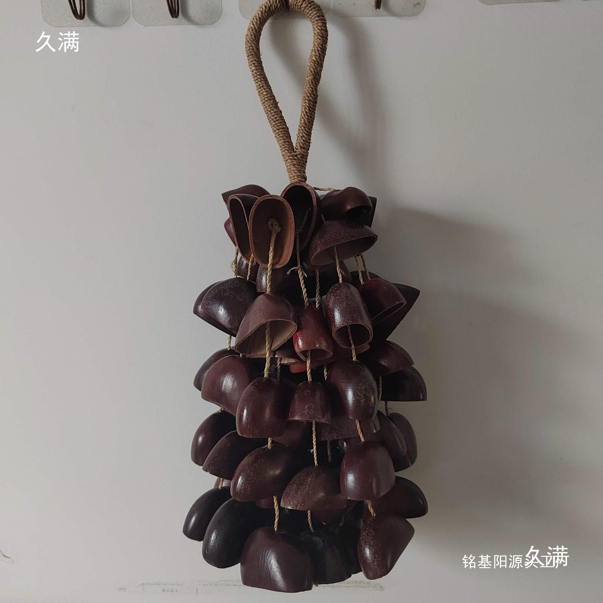 黑果壳摇铃手摇铃放松伴奏心灵疗愈乐器手工串铃排铃