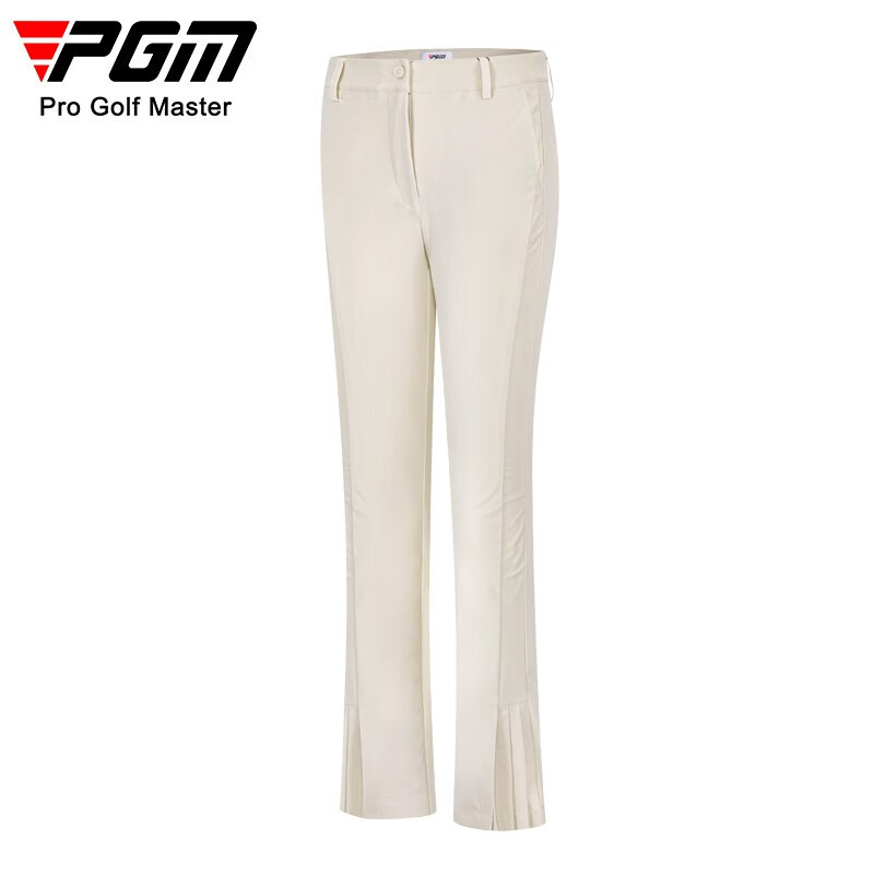Quần golf nữ dài tôn dáng xếp ly thoáng khí nhanh khô PGM — KUZ146-Kaki, KUZ146-màu trắng, KUZ146-màu xanh nước biển