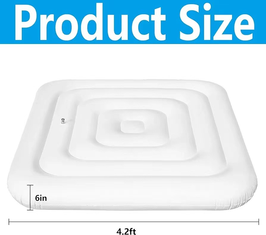 Amazon al aire libre piscina redonda cubierta inflable piscina cubierta de polvo bañera cuadrada cubierta impermeable en stock X