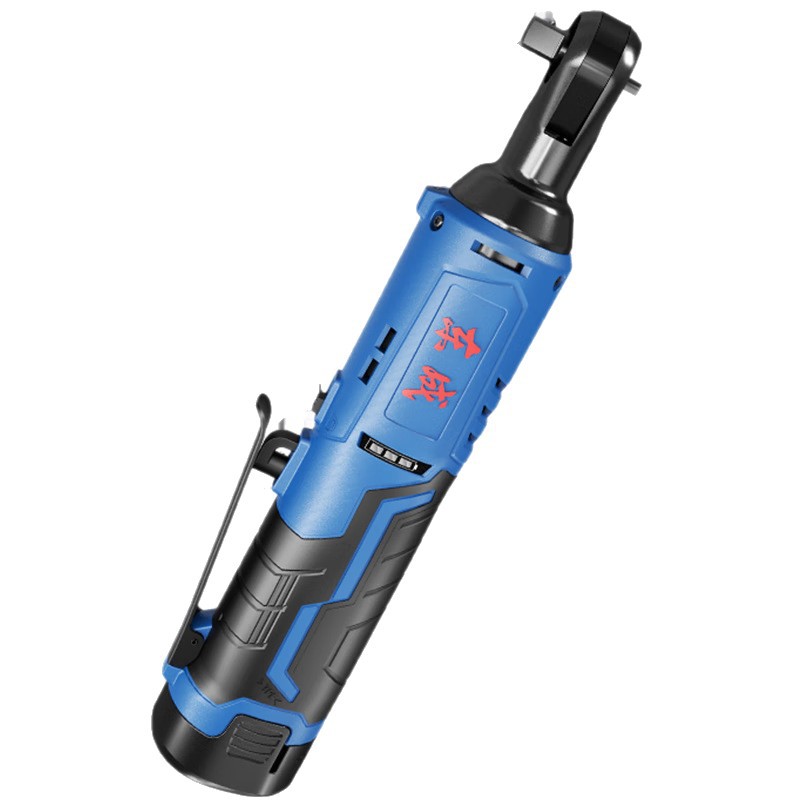 Dongcheng 12V llave de trinquete recargable 90 grados ángulo recto a llave eléctrica de litio DCPB02-10 truss etapa rápida